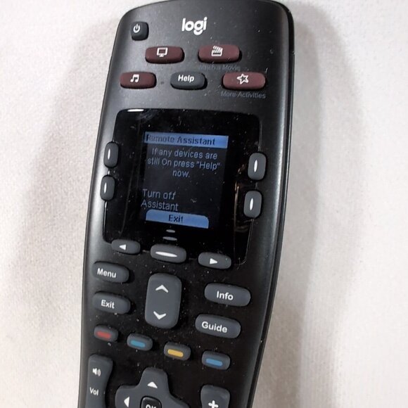 Logitech Logi Harmony 665 Universal Remote Control TESTED WORKING Black Screen - Picture 2 of 7